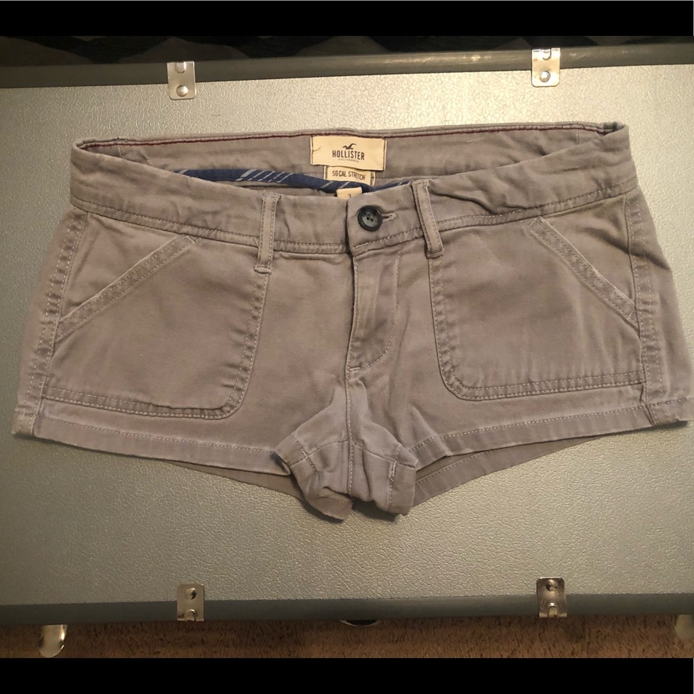 Low Rise Grey Shorts - Picture 2 of 7